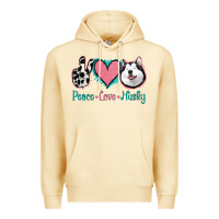 Pina Colada Peace Love Husky Premium Hoodie - Jasminsmagicworld