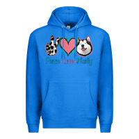 True Royal Peace Love Husky Premium Hoodie - Jasminsmagicworld