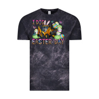 Cloud Black I Dig Easter Day Vintage Tee - CowhideDigitalArt