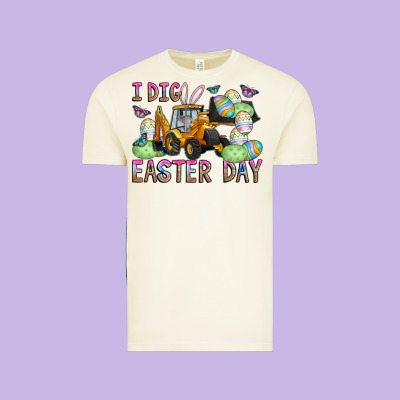 I Dig Easter Day Vintage Tee Designed By Cowhidedigitalart