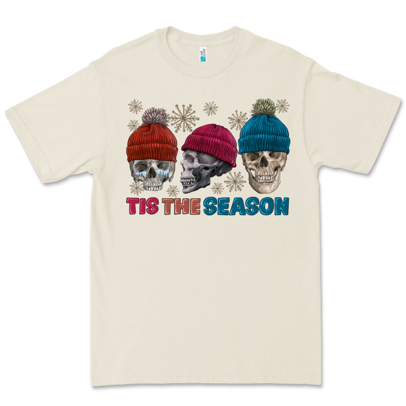Tis The Season Skull Winter Premium Tee by FaDigitalArtStudio | Teevron