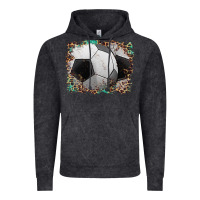Vintage Black sports soccer background Vintage Hoodie - Artiststas
