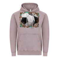 Vintage Zinc sports soccer background Vintage Hoodie - Artiststas