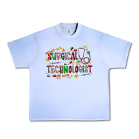 Grape Ice Surgical Technologist Urban Heavy Tee - CowhideDigitalArt