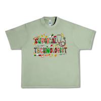 Oil Green Surgical Technologist Urban Heavy Tee - CowhideDigitalArt