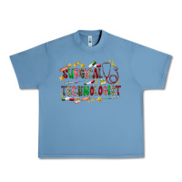 Pebble Blue Surgical Technologist Urban Heavy Tee - CowhideDigitalArt