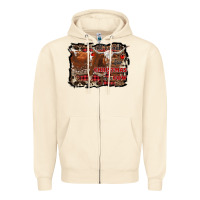 Sandshell all i want for christmas is a cow Zipper Hoodie - RanaPortraitStore
