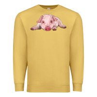 Antique Gold baby pig Premium Sweatshirt - RanaPortraitStore