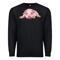Black baby pig Premium Sweatshirt - RanaPortraitStore