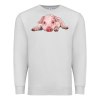 Dove Grey baby pig Premium Sweatshirt - RanaPortraitStore