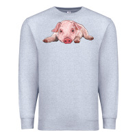 Heather Grey baby pig Premium Sweatshirt - RanaPortraitStore