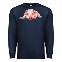 Navy baby pig Premium Sweatshirt - RanaPortraitStore