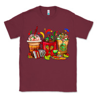 Burgundy Mexico Coffee Cups Classic Tee - FaDigitalArtStudio