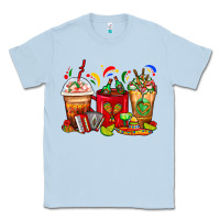 Dusty Blue Mexico Coffee Cups Classic Tee - FaDigitalArtStudio