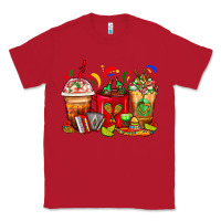 Red Mexico Coffee Cups Classic Tee - FaDigitalArtStudio