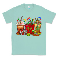 Seafoam Mexico Coffee Cups Classic Tee - FaDigitalArtStudio