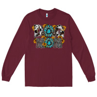 Burgundy dog mom Long Sleeve Tee - RacoonDesign