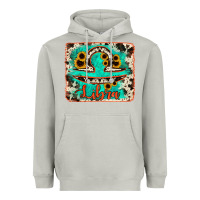 Moon Dust libra turquoise cowhide Heavyweight Hoodie - RanaPortraitStore