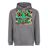 Storm libra turquoise cowhide Heavyweight Hoodie - RanaPortraitStore