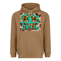 Toasted Coconut libra turquoise cowhide Heavyweight Hoodie - RanaPortraitStore