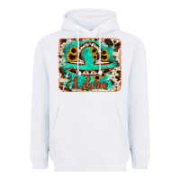 White libra turquoise cowhide Heavyweight Hoodie - RanaPortraitStore