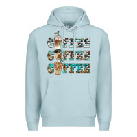 Blue Mist western coffees Premium Hoodie - BarkalooDesign