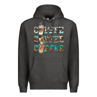 Charcoal Heather western coffees Premium Hoodie - BarkalooDesign