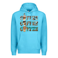 Ocean Blue western coffees Premium Hoodie - BarkalooDesign