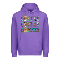 Purple western coffees Premium Hoodie - BarkalooDesign