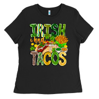 Black Irish i Had Tacos Ladies Tee - CowhideDigitalArt