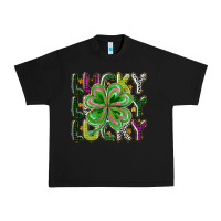 Black Lucky Urban Heavy Tee - CowhideDigitalArt