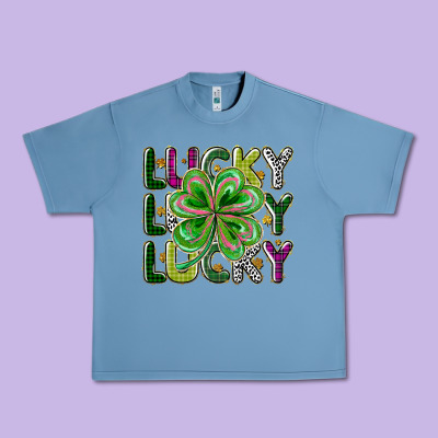 Lucky Urban Heavy Tee Designed By Cowhidedigitalart
