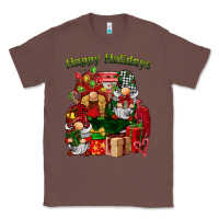 Chestnut happy holidays gnomes truck Classic Tee - BarkalooDesign
