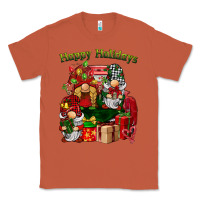 Copper happy holidays gnomes truck Classic Tee - BarkalooDesign