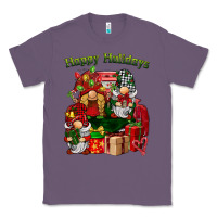 Lavender happy holidays gnomes truck Classic Tee - BarkalooDesign