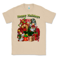 Mushroom happy holidays gnomes truck Classic Tee - BarkalooDesign