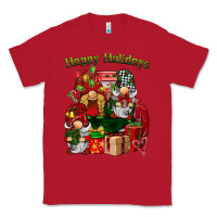 Red happy holidays gnomes truck Classic Tee - BarkalooDesign
