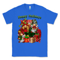 True Royal happy holidays gnomes truck Classic Tee - BarkalooDesign
