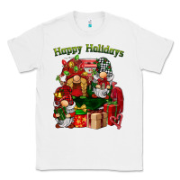 White happy holidays gnomes truck Classic Tee - BarkalooDesign