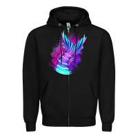 Black mermaid Zipper Hoodie - Jasminsmagicworld