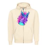 Sandshell mermaid Zipper Hoodie - Jasminsmagicworld