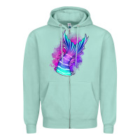 Seafoam mermaid Zipper Hoodie - Jasminsmagicworld