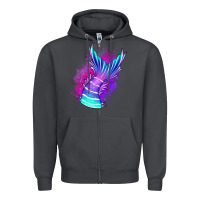 Smoke mermaid Zipper Hoodie - Jasminsmagicworld