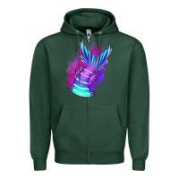 Sports Green mermaid Zipper Hoodie - Jasminsmagicworld