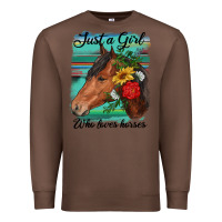 Chestnut just a girl who loves horseshoe Premium Sweatshirt - RanaPortraitStore