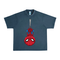 Midnight Navy the spider kids cartoon Urban Heavy Tee - linhVisuals
