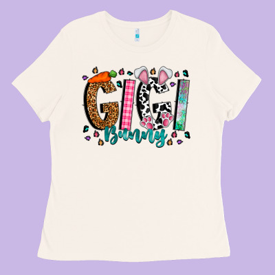 Gigi Bunny Ladies Tee Designed By Cowhidedigitalart