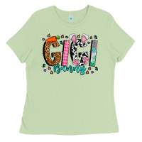 Matcha gigi bunny Ladies Tee - CowhideDigitalArt