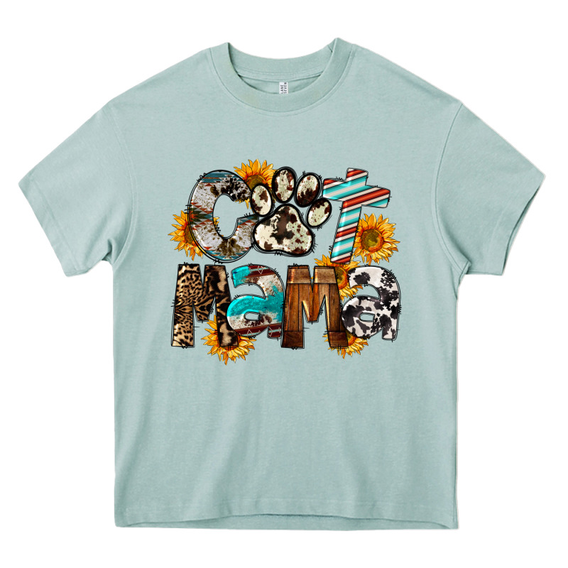 Western Cat Mama Mother's Day Heavy Core Tee by FaDigitalArtStudio | Teevron