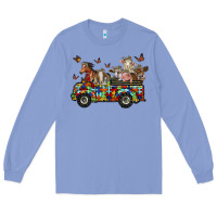 Colony Blue farm animals autism Long Sleeve Tee - RacoonDesign
